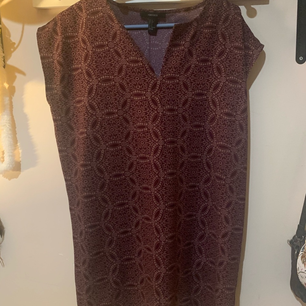 Mini boxy dress